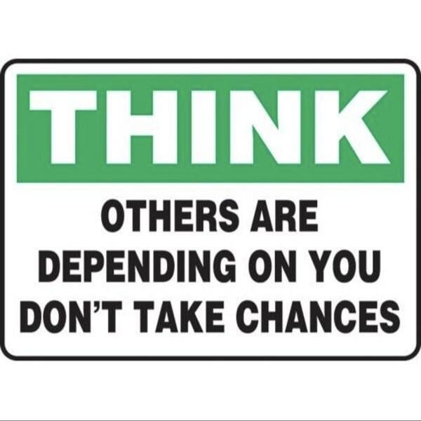 Accuform THINK SAFETY SIGN OTHERS ARE MGSH902XV MGSH902XV - main